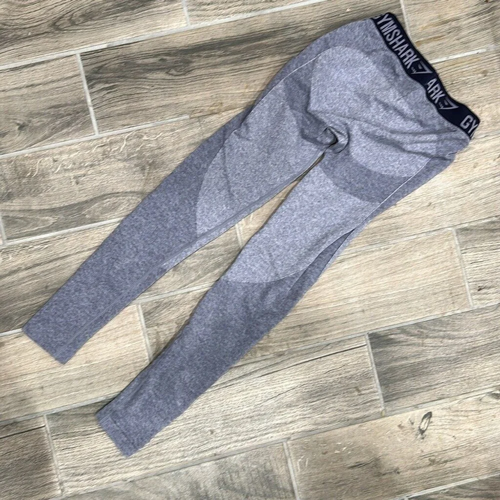 Gymshark flex legging‎ steel blue midnight navy size small